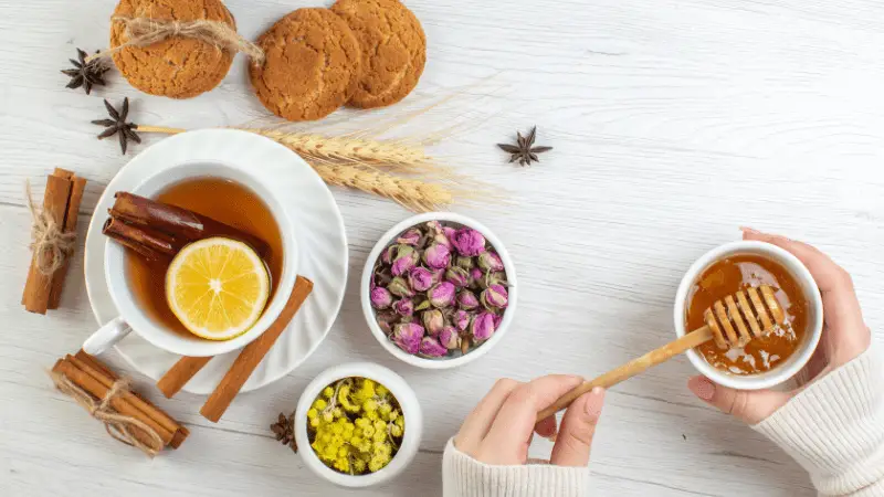 te para recetas con miel cruda