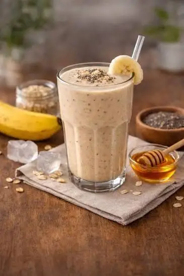 batido con miel