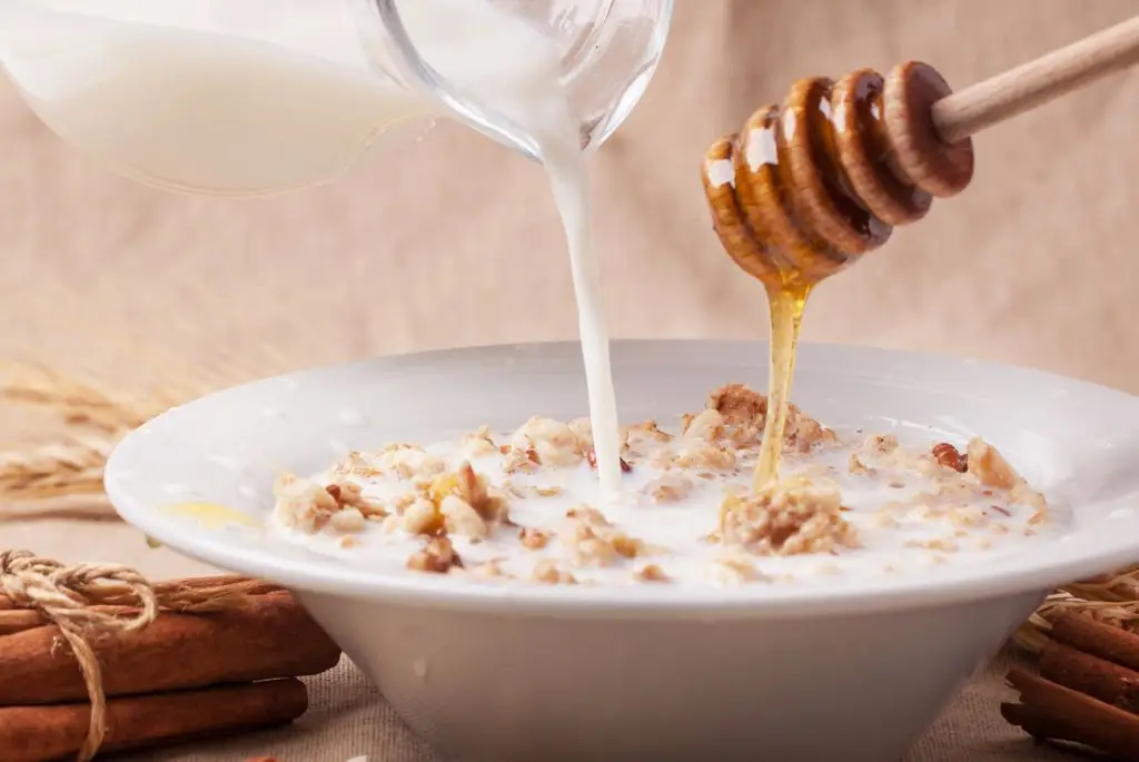 avena con miel